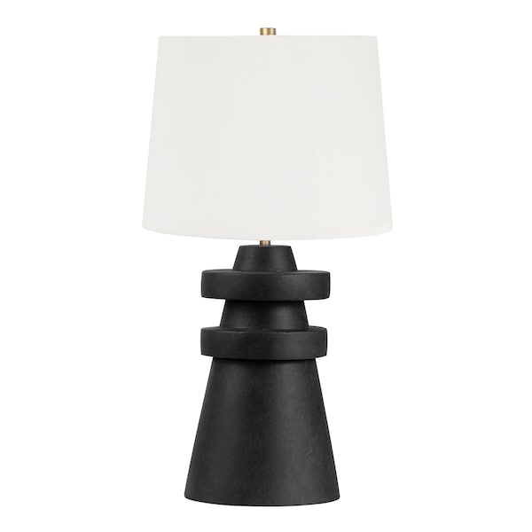 Troy Lighting Grover 1 Light Table Lamp 16 In. Patina Brass PTL1225-PBR/CCH - main