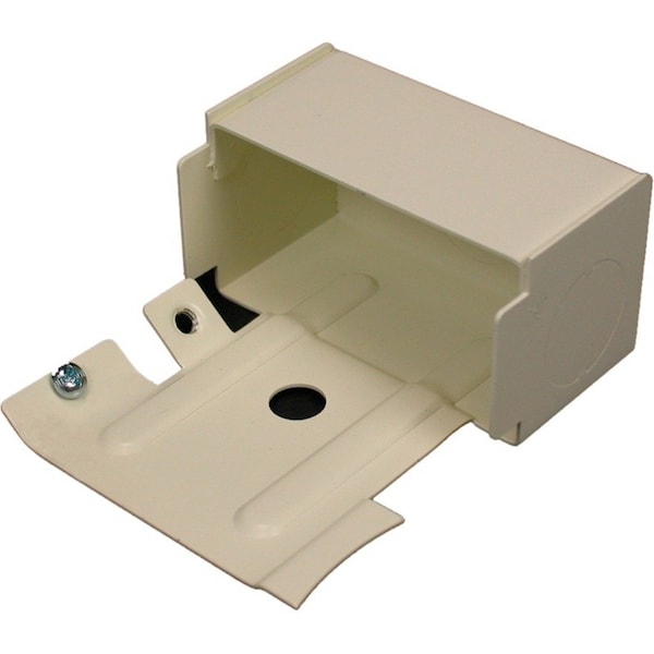 Legrand Raceway Entrance End, 3000 Series, 1 Channel, 2.75 in W, 1.5 in H, 3.5 in L, Gray G3010AE - main