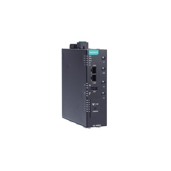 Moxa Arm Cortex-A53 quad-core 1.6 GHz Industrial Computer with 2 serial, 2 ethernet and UC-4410A-T - main