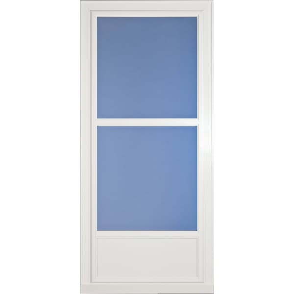 Larson Easy Vent 146 Series 36'' Wx81'' Hx1-7/8'' Thick Wht Mid View Aluminum Storm Door 14606032 - main