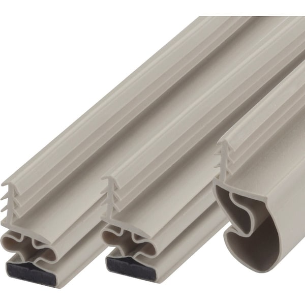 M-D Building Products Building Products 81'' Beige Vinyl W/ Magnetic Strip Top and Sides Door Seal Kit for Steel Doors 1610 - main