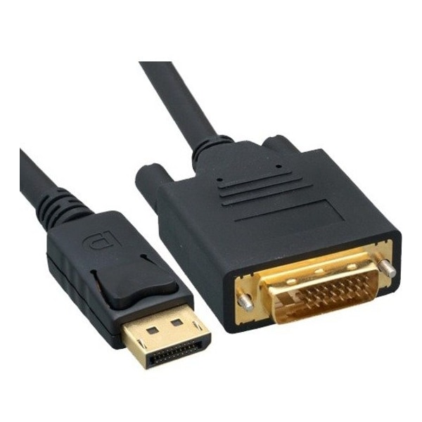 Cable Wholesale DisplayPort to DVI Video Cable, DisplayPort Male to DVI Male, 3 foot 10H1-61103 - main