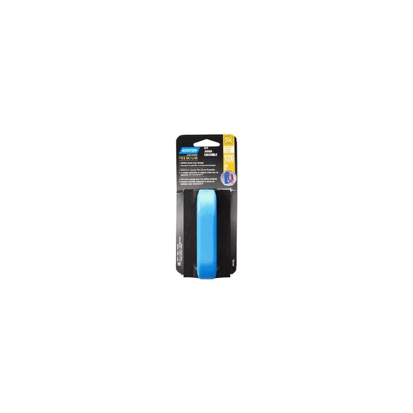 Norton ProSand Sanding Sponge, 4-1/2 in L, 2-11/16 in W, 120 Grit, Medium, Aluminum Oxide Abrasive Blue 7660782088 - main