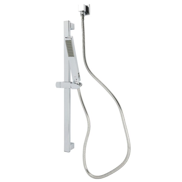 Kingston Brass Shower System with Slide Bar and Hand Shower, Polished Chrome KXK2541 - main