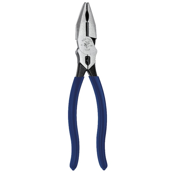 Klein Tools 8 5/8 in Linemans Plier High Leverage w/ Wire Crimper, Steel 12098 - main