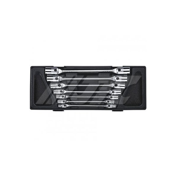 Jtc Auto Tools Double Flexible Socket Wrench Set, 6x7mm to 18x19mm, 7pcs K6072 - main