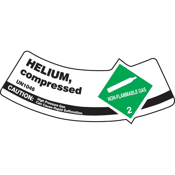 Accuform CYLINDER SHOULDER LABELS HELIUM, MCSLHEGVSP - main