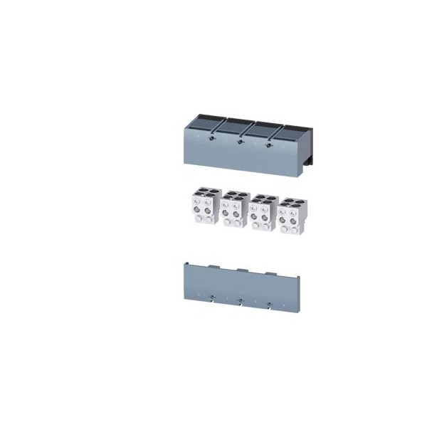 Siemens circular conduc. terminal TA4.3 4 x 4/0500 kcmil with aux. conductor 3VA9674-0JC43 - main