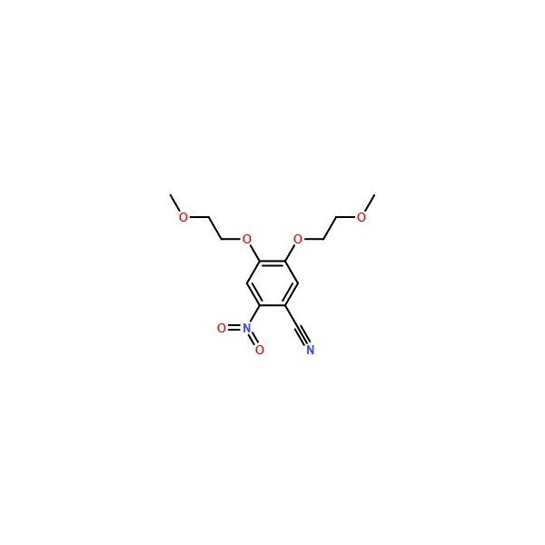 Ak Scientific 4, 5-Bis(2-methoxyethoxy)-2-nitrobenzonitrile (1g), CAS 236750-65-5 Z6136-1g - main