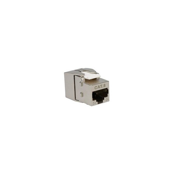 Cable Wholesale Shielded Cat8 Keystone Jack, 40Gbps, Toolless, RJ45 Female 33X8-530 - main