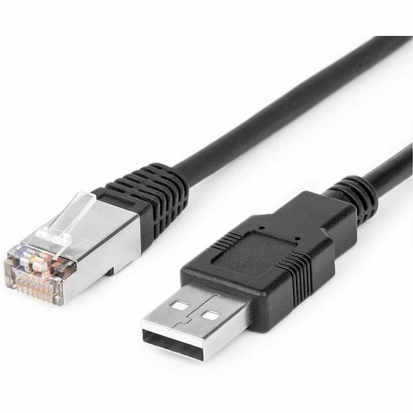 Rocstor PREMIER CISCO USB CONSOLE CABLE - 10 FT (3M) - USB TO RJ45 ROLLOVER CABLE - BLAC Y10C851-B1 - main