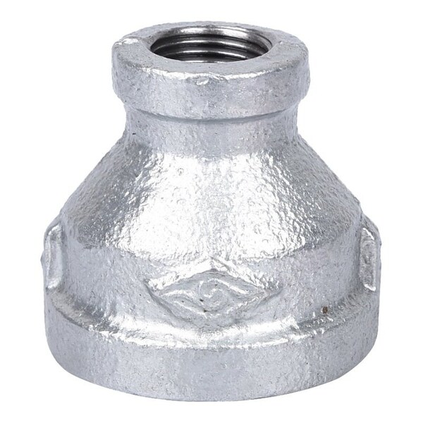 Prosource Exclusively Orgill Reducing Pipe Coupling, 1 x 38 in, Threaded, Malleable Steel, SCH 40 Schedule PPG240-25X10 - main