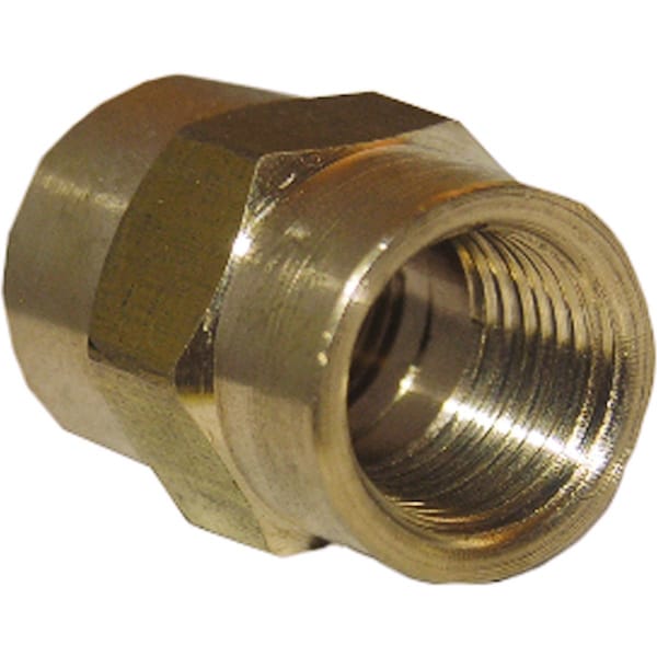 Westlake Pipe & Fittings 1/4'' FPTx1/4'' FPT Yellow Brass Coupling 17-9223 - main