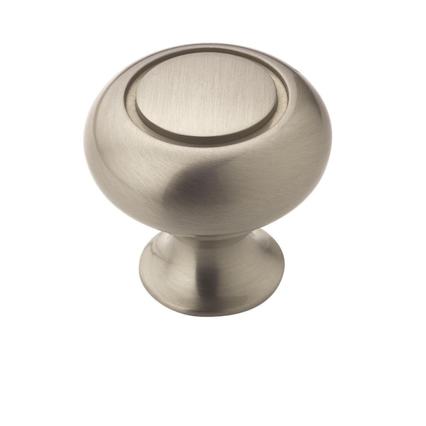 Amerock Everyday Heritage 1-1/4 in 32 mm Diameter Satin Nickel Cabinet Knob BP53011G10 - main