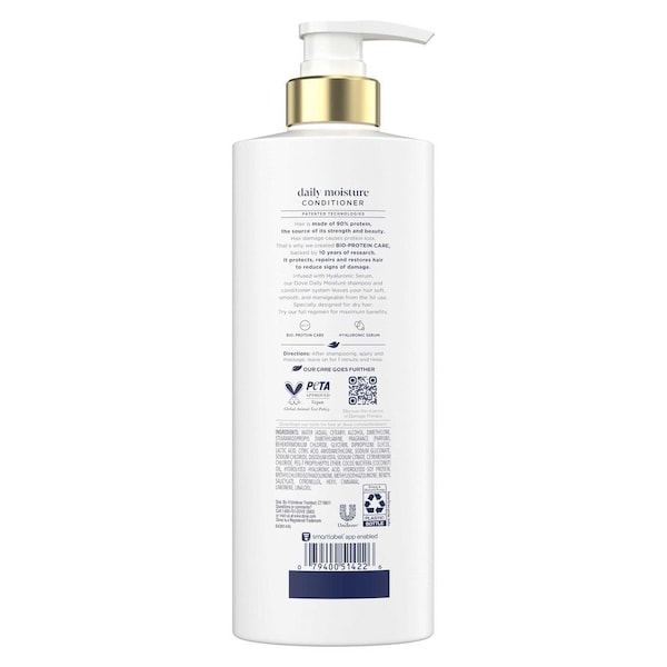Dove Damage Therapy Daily Moisture Conditioner with Pump, 18 Fluid Ounce, 4PK 64352743 - main