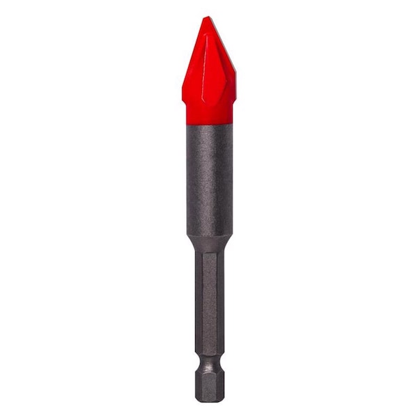 Diablo 1/2 in. X 3-1/2 in. L Carbide Tipped Tile and Stone Drill Bit Hex Shank 1 pk DMANSP1060 - main