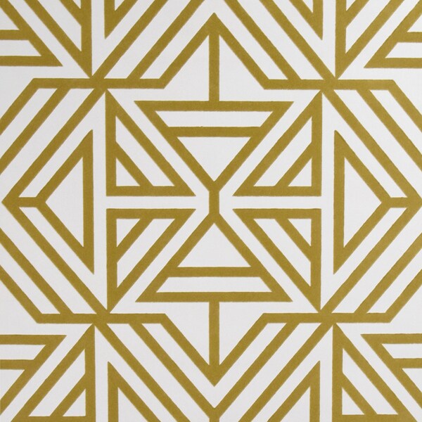A-Street Prints Helios Mustard Geometric Wallpaper 2902-87330 - main