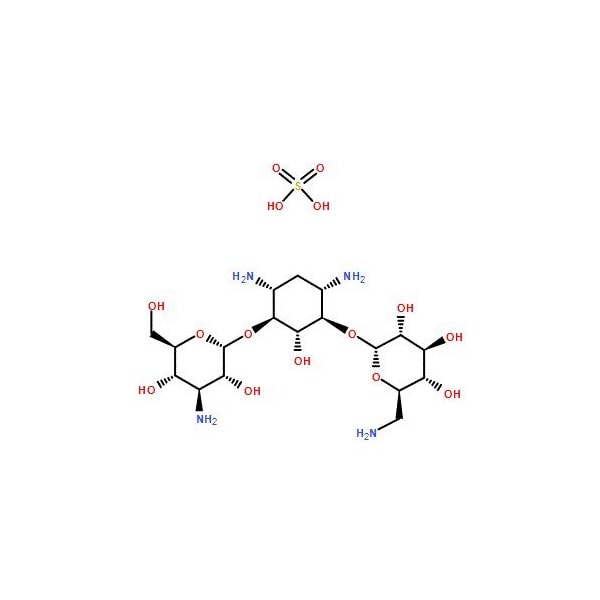 Ak Scientific Kanamycin monosulfate, 760ug/mg, USP (1g), CAS 25389-94-0 E526-1g - main