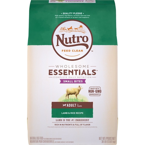 Nutro Wholesome Essentials Small Bite 30 Lb. Lamb & Rice Adult Dry Dog Food 791914 - main