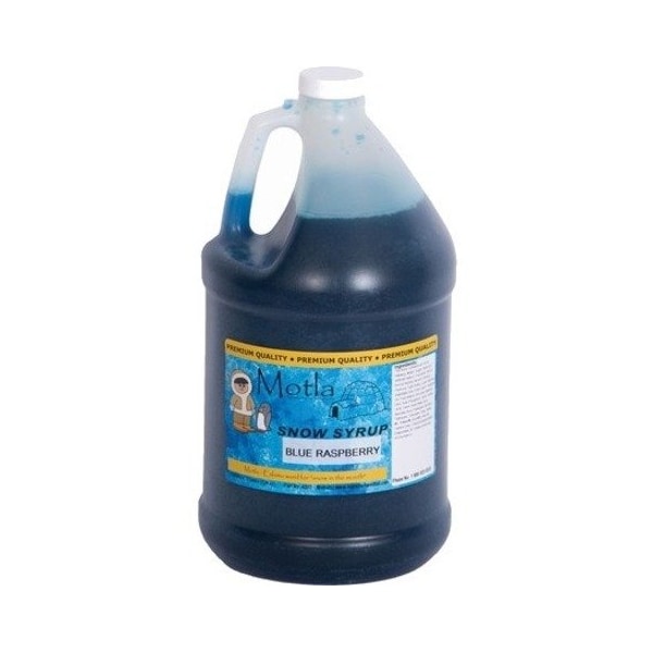Paragon International Paragon 6302 Motla Syrups Premium One Gallon - Blue Raspberry 6302 - main