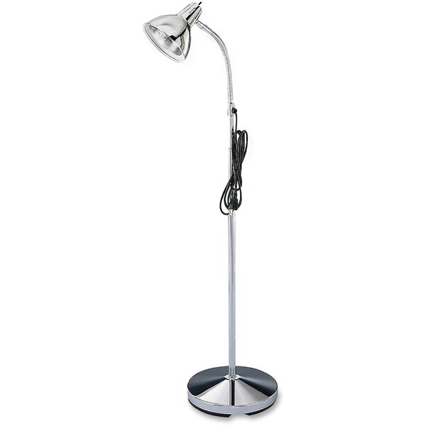 Medline Classic Incandescent Exam Lamp, Three Prong, 10 in. W x 10 in. D x 74 in. H, Stainless Steel MDR721010 - main
