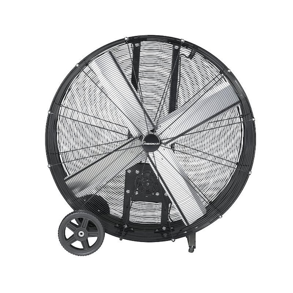 Visionair Heavy-Duty High-Velocity Drum Fan, 120 V, 42 in Dia Blade, 2-Speed, 15,439 cfm Air 2VAFDRUMB42 - main