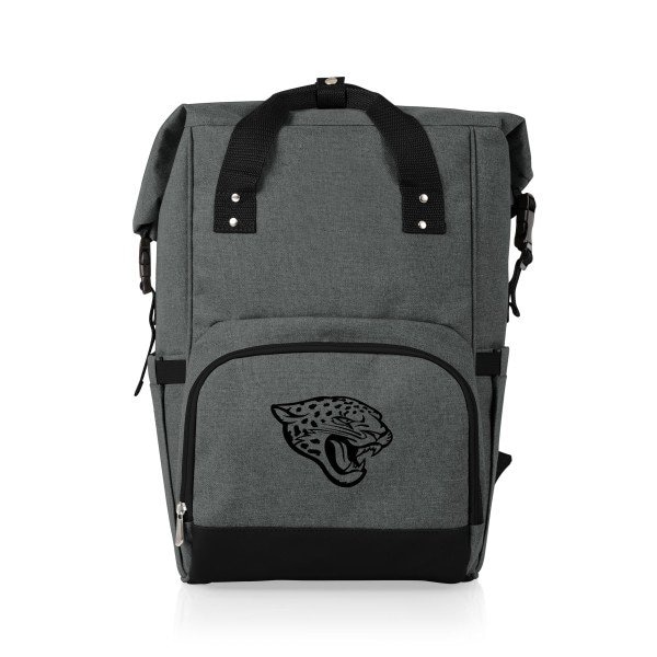 Picnic Time Family Of Brands NFL Jacksonville Jaguars - On The Go Roll-Top Backpack Cooler 616-00-105-154-2 - main