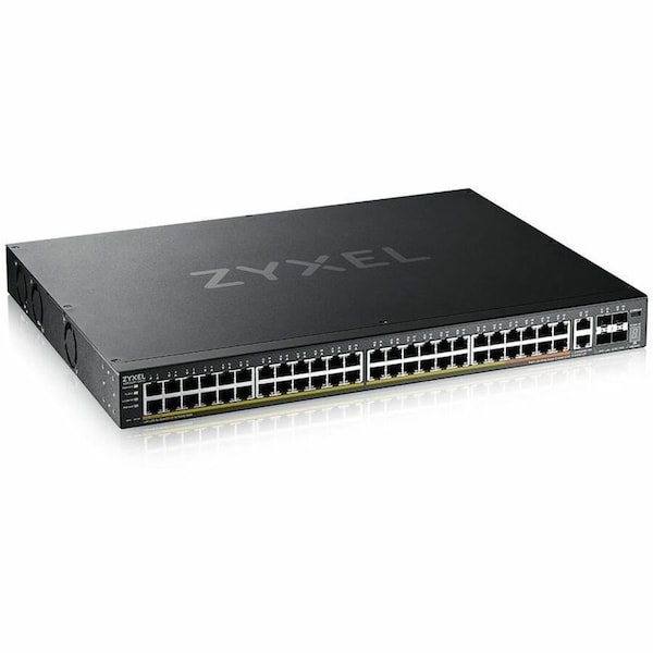 Zyxel 48-Port Gigabit POE 960W L2 Managed + 4 SFP+ 10G + 2 RJ45 10G 54 Total Ports + 1Y Nebula Pro XGS2220-54FP - main