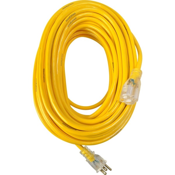 Southwire Extension Cord, 12 AWG, Outdoor, Yellow, 100 ft 2885 - main