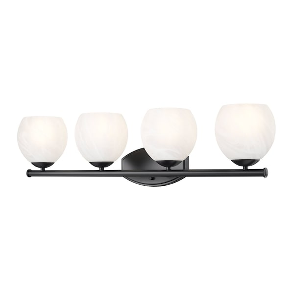 Z-Lite Colette Matte Black 4 Light Vanity 1963-4V-MB - main