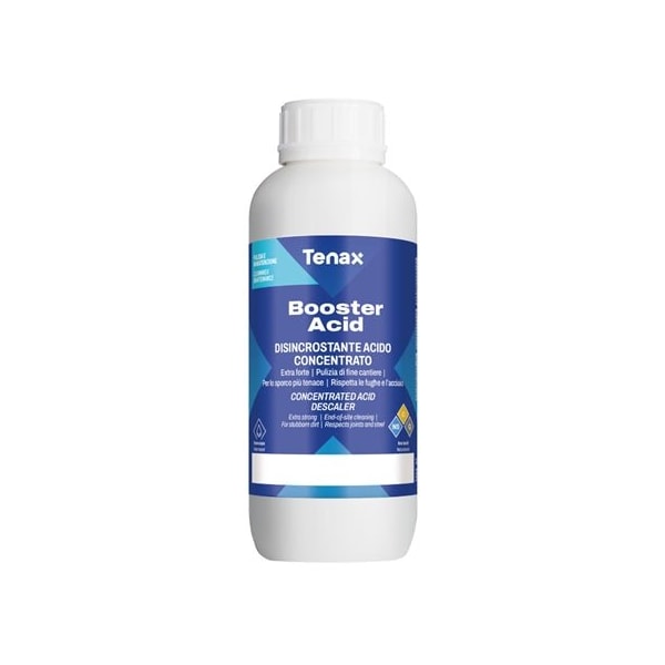 Tenax Booster Acid Extra Strong - 1 Liter. Water-Based Descaling Cleaner Designed for Quartz Material. TBAcid - main