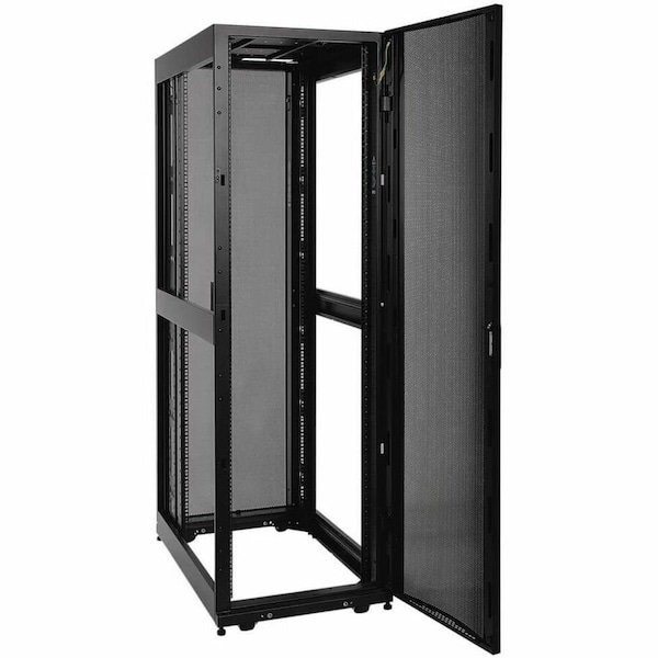 Eaton Tripp Lite Series 42U SmartRack Standard-Depth Rack Enclosure Cabinet, Threaded 10-32 SR42UB1032 - main