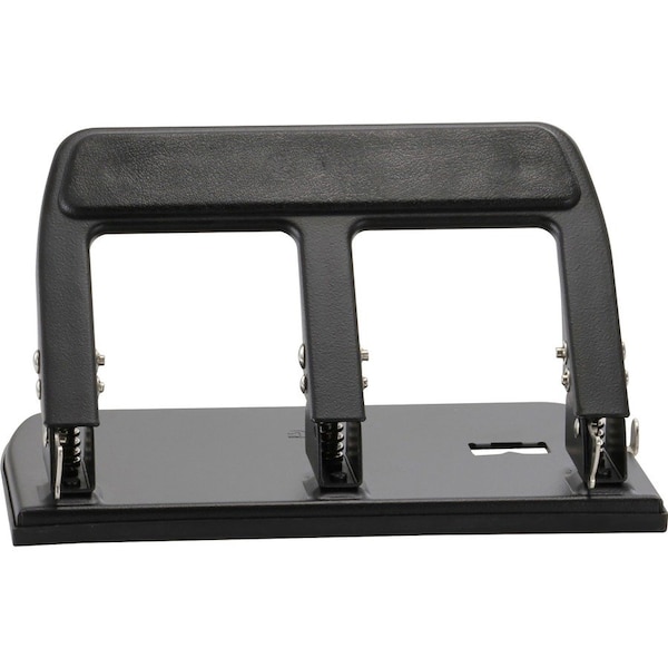Oic HeavyDuty Padded Hndl 3Hole Punch, Gray OIC90089 - main