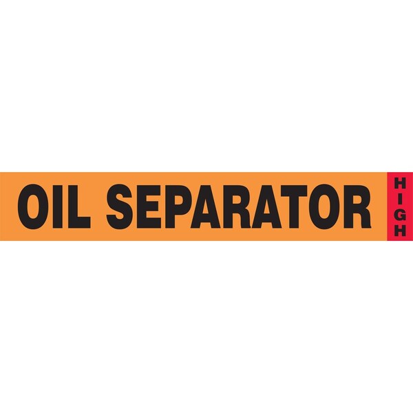 Accuform IIAR COMPONENT MARKER OIL SEPARATORHI RAC740 - main
