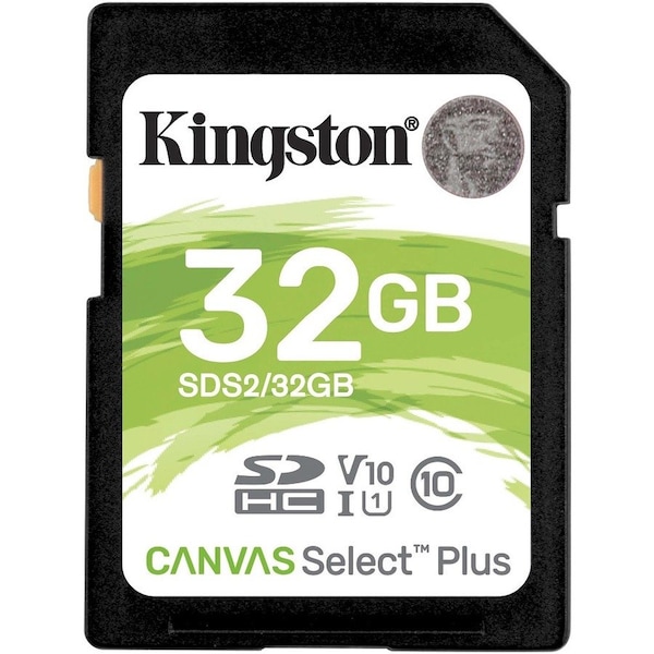 Kingston Canvas Select Plus SDS2 32 GB Class 10/UHS-I (U1) SDHC - 1 SDS2/32GB - main