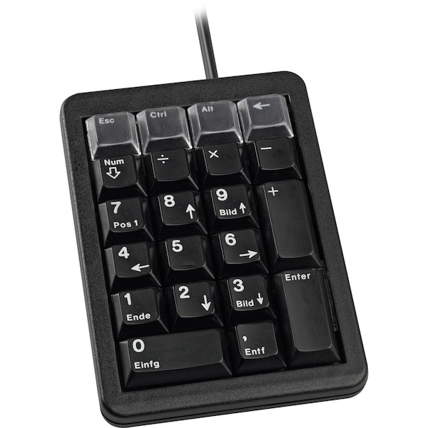 Cherry ML 4700 Wired Keypad - Black, For Frequent Number Entry, All Keys Are Programmable G84-4700LUCUS-2 - main