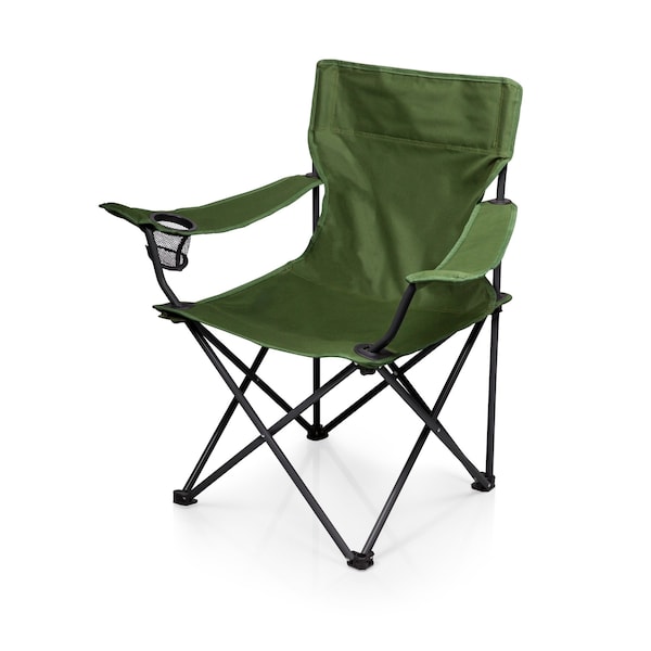Picnic Time Family Of Brands PTZ Camp Chair, Khaki Green 804-00-140-000-0 - main