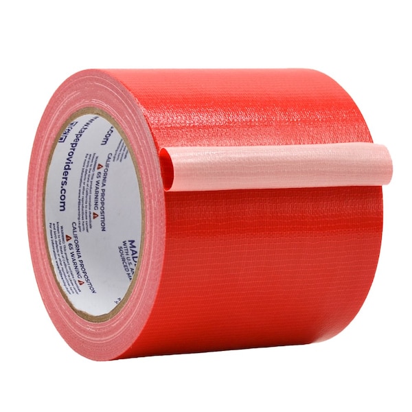 Wod Tape DTC10 Industrial Grade Duct Tape Burgundy 4 in. x 60 ft., 12PK WOD DTC10-04000-12-60-BUR - main
