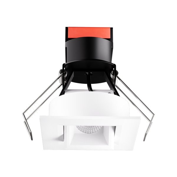 Elco Lighting 1in Square Recessed Oak Pull Down, 625lm, 2700K, 50 degrees, Black E1L22WF27B - main