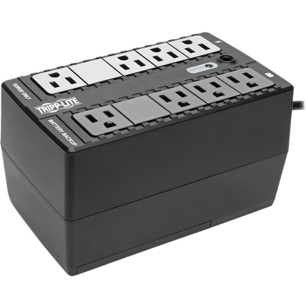 Tripp Lite 450VA 255W UPS DESKTOP BATTERY BACK UP COMPACT 120V 8 OUTLETS BC450 - main