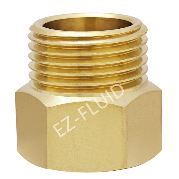 Ez-Fluid 3/4 MHT X 3/4 FIP Garden Hose Adapter EZFD706 - main