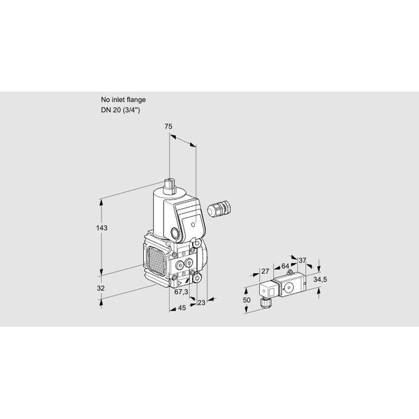 Honeywell Kromschroder VAS1-/20R/NW KS88028188 - main