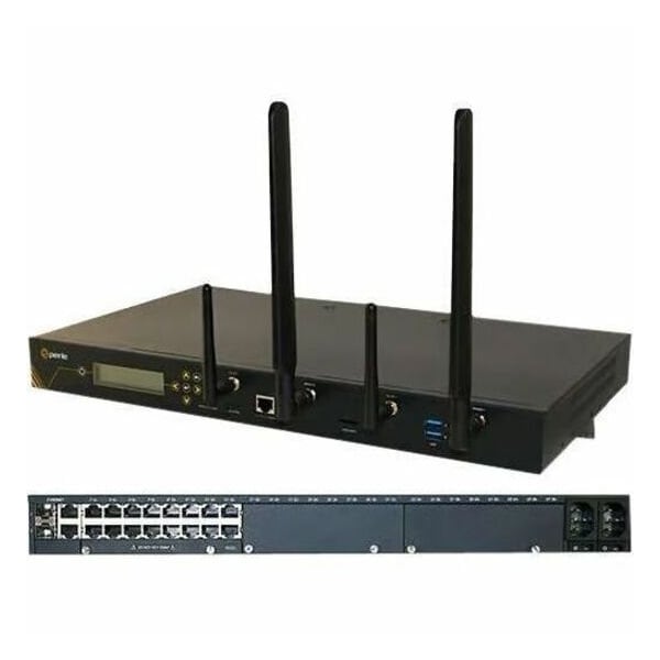 Perle IOLAN SCG18 S-LAW Console Server: 16 x software selectable RS232/422/485 RJ45 interfaces, 2 04034944 - main