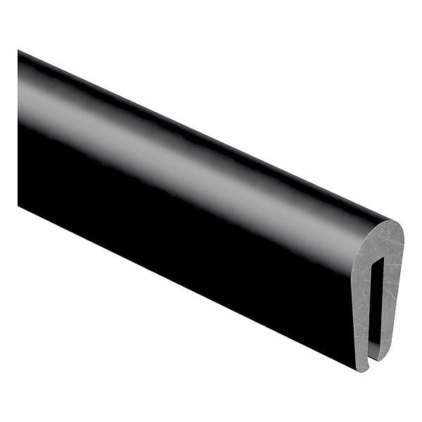 Trim-Lok Rubber Edge Trim, 10ft L, Black, 1/4 in W X1011-10 - main