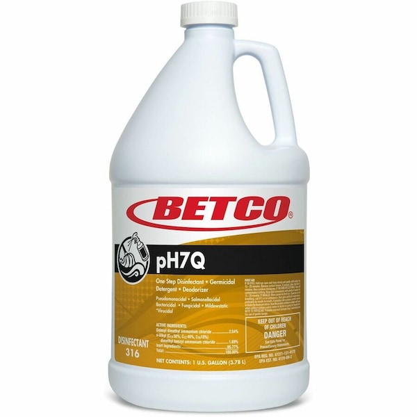 Betco Cleaners & Detergents, Bottle, Lemon Scent, 4 PK 3160400 - main