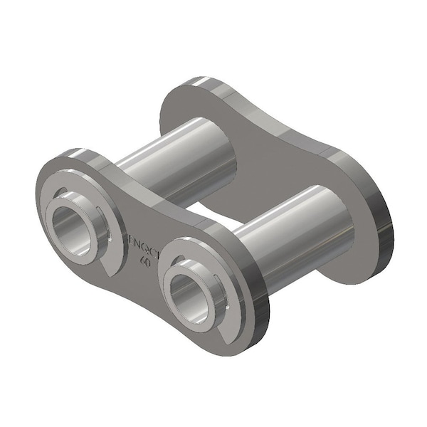 Senqcia 60HPCL Single Strand Hollow Pin Spg Clip Connecting Link, 60HP chain, .75P, .326 Pin S-60HPCL - main