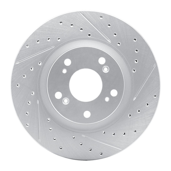 Dynamic Friction Co DFC Geoperformance Rotor - Drilled and Slotted 830-59045R - main
