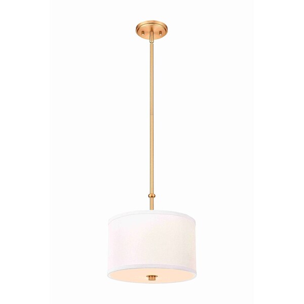 Z-Lite Linden Modern Gold 1 Light Pendant 1962P12-MGLD-LED - main