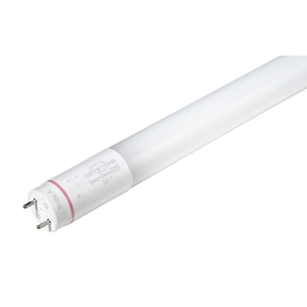 Keystone 12W LED T8 Tube, Gen 2, Shatter-Proof Coated Glass Contruction, 3ft, 3500K, 120-277V Input, 25 pcs C KT-LED12T8-36GC-835-DX2 /G2 - main