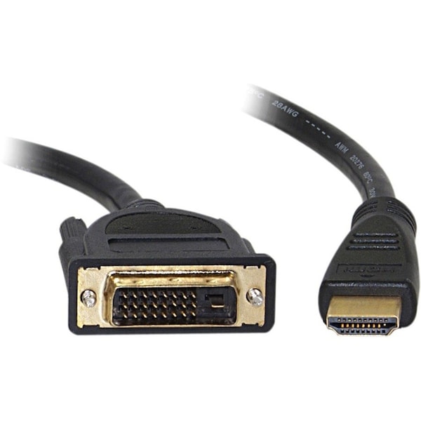 Cable Wholesale HDMI to DVI Cable, HDMI Male to DVI Male, 6 foot 10V3-21506 - main